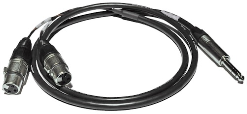 Sonoma's Dual Mic Breakout Cable for StudioJack Mini and GuitarJack Stage